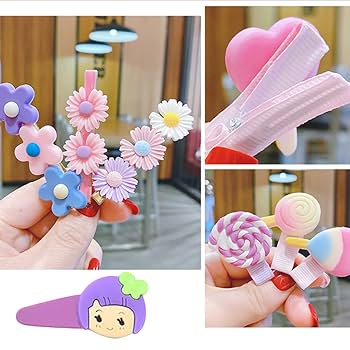 Amazon.co.jp: GOCROWEEN ヘアクリップ 女の子 24点豪華セット